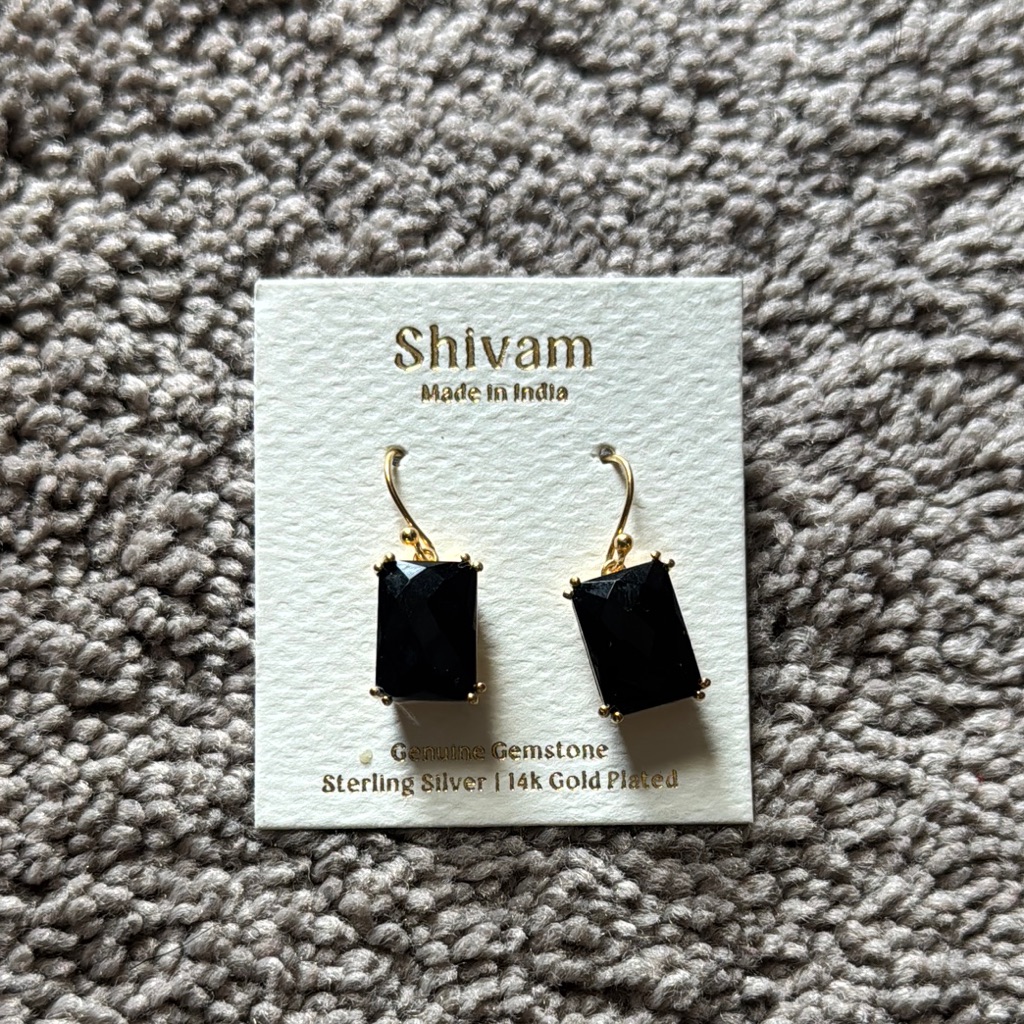 Shivam Black Onyx Earrings